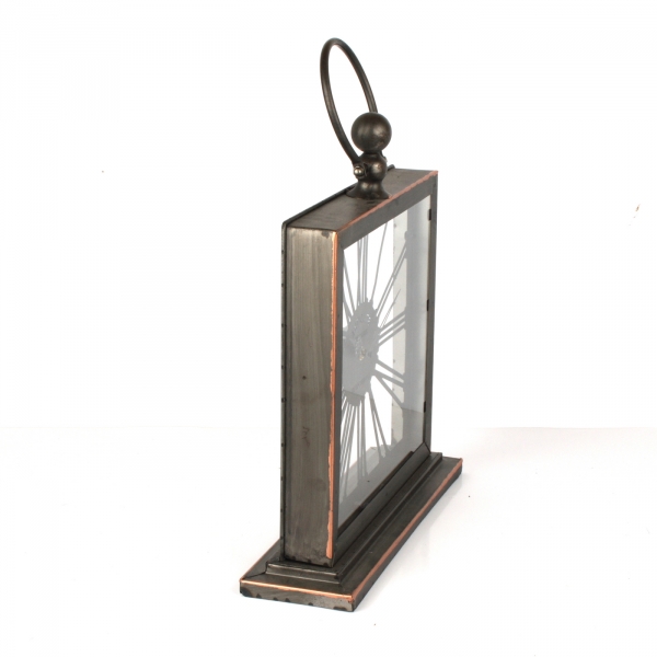 Luxusné stolové hodiny presklené 38,5x50cm