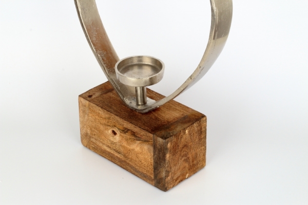 Luxusný svietnik srdce 41cm