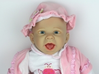 Luxusné vinylová bábika bábätko Emmi 48cm
