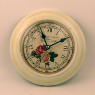 Maison de Florette Paris retro plechové hodiny 22cm 