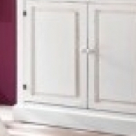 Malá komoda biela Novaline 75x87x36cm