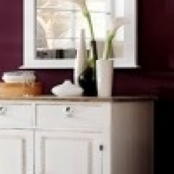 Malá komoda biela Novaline 75x87x36cm