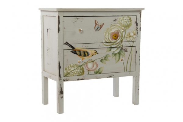 Maľovaná komoda 2 šuplíky 70x36x73cm