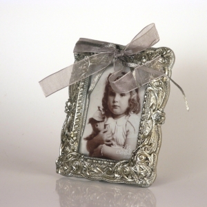Malý fotorámik strieborný 10x12cm