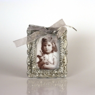 Malý fotorámik strieborný 10x12cm