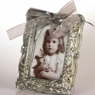 Malý fotorámik strieborný 10x12cm