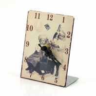 Malý kuchár - retro hodiny 8,6x11,4cm