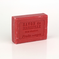 Marseillské mydlo - Červené ovocie 100g