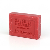 Marseillské mydlo - Červené ovocie 100g