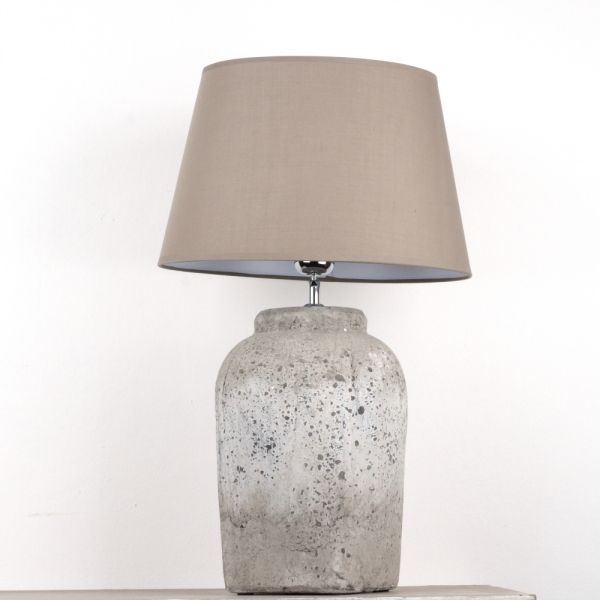 Masívny kameninový podstavec lampy 47cm 