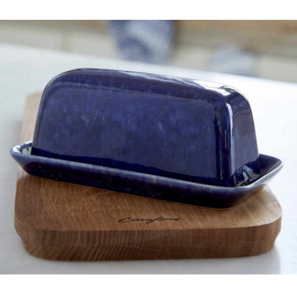 Maslienka ABBEY modrá 19 x 10 x 8 cm keramická