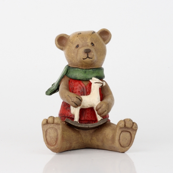 Medvedík s koníkom 11cm