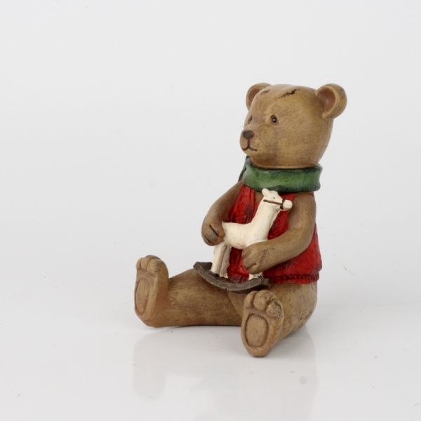 Medvedík s koníkom 11cm