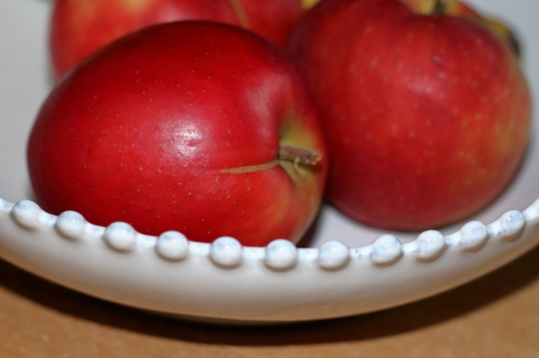 Misa na šalát Pearl biela 23cm