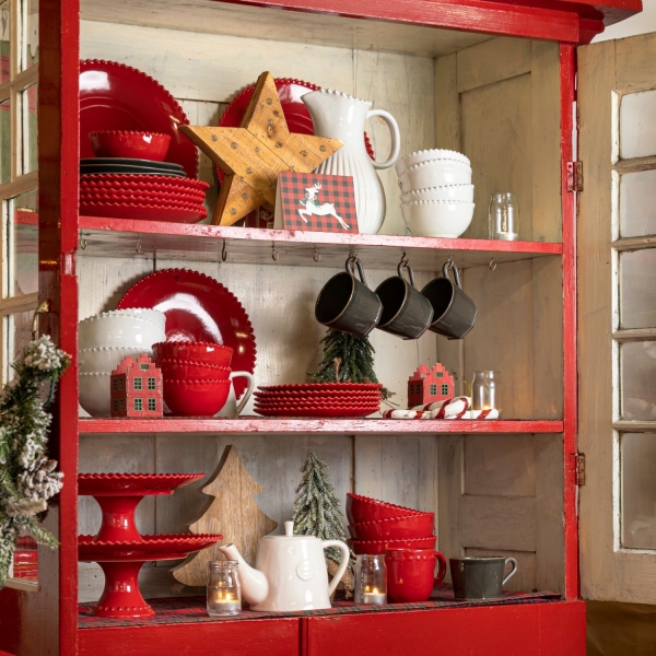 Miska 13cm súprava 6 ks PearlRUBI rubínová