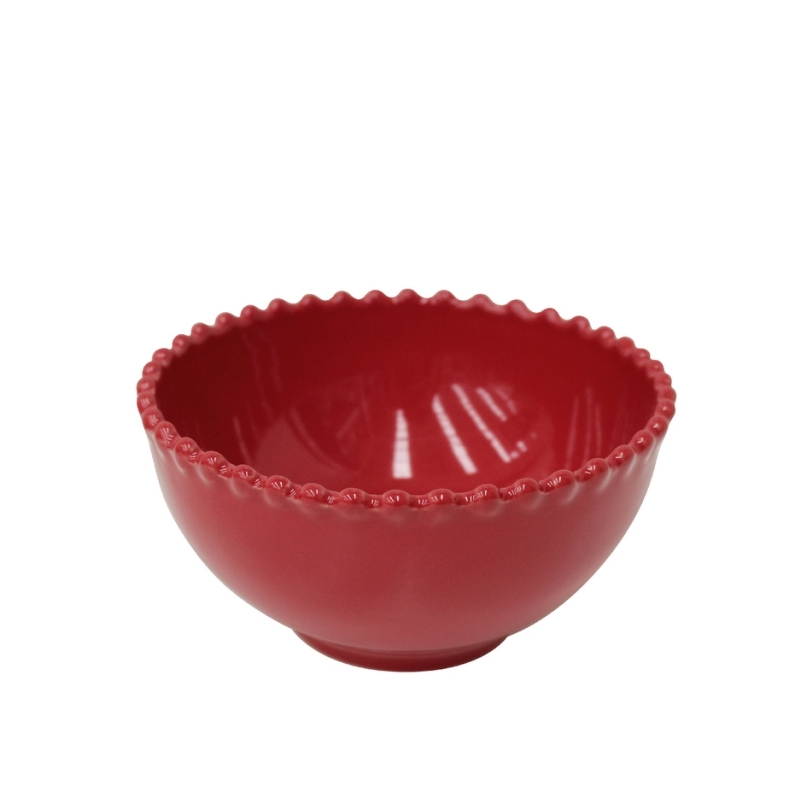 Miska 13cm súprava 6 ks PearlRUBI rubínová