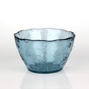 Miska Flora modrá - San Miguel 14cm