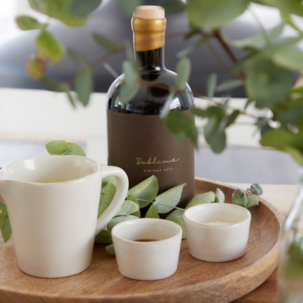 Miska na maslo NOVA 6cm biela