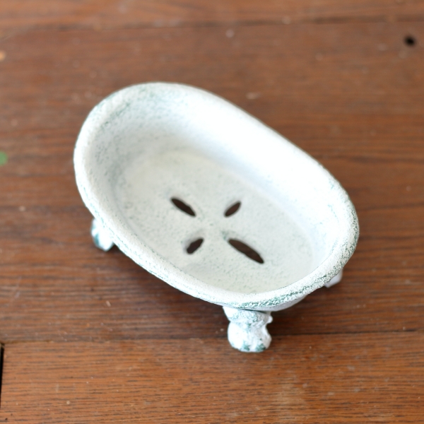 Miska na mydlo odkladacia biela