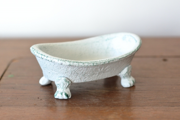 Miska na mydlo odkladacia biela