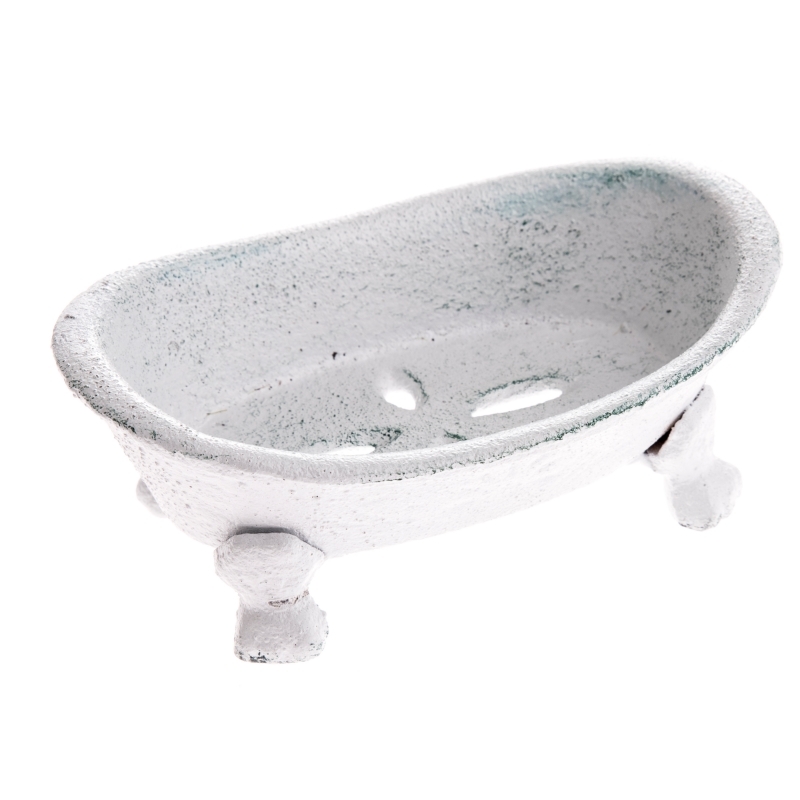 Miska na mydlo odkladacia biela