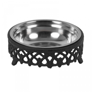 Miska na žrádlo pre psa liatina 22,5cm