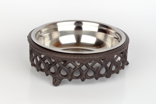 Miska na žrádlo pre psa liatina 22,5cm