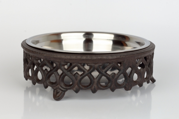 Miska na žrádlo pre psa liatina 22,5cm