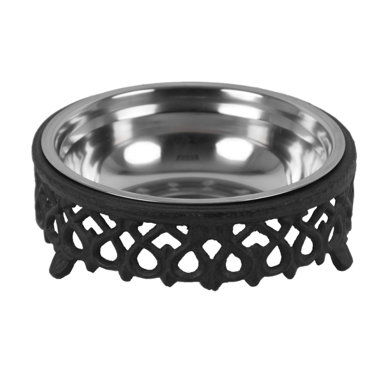 Miska na žrádlo pre psa liatina 22,5cm