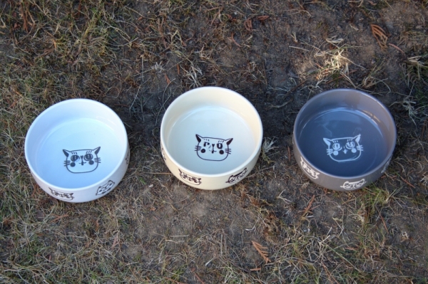 Miska pre mačku hnedá 300ml