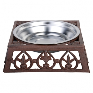 Miska pre psa liatinová 17x17x6cm