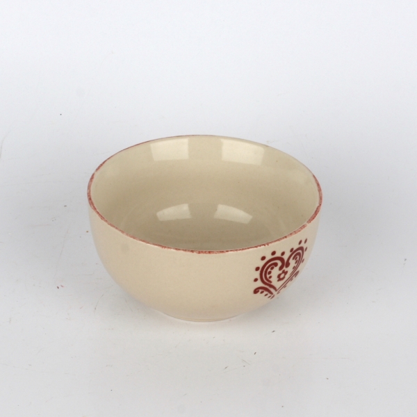 Miska s motívom červeného srdca 13cm