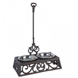 Misky na žrádlo pro psy 31x16x44cm