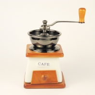 Mlynček na kávu porcelánový s holandským mlynom