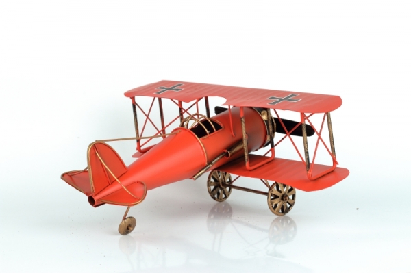 Model červeného lietadla 27x30cm
