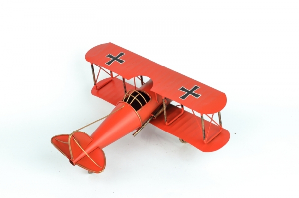 Model červeného lietadla 27x30cm