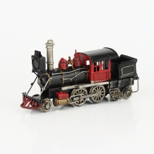Model lokomotíva čierno-červená 21cm