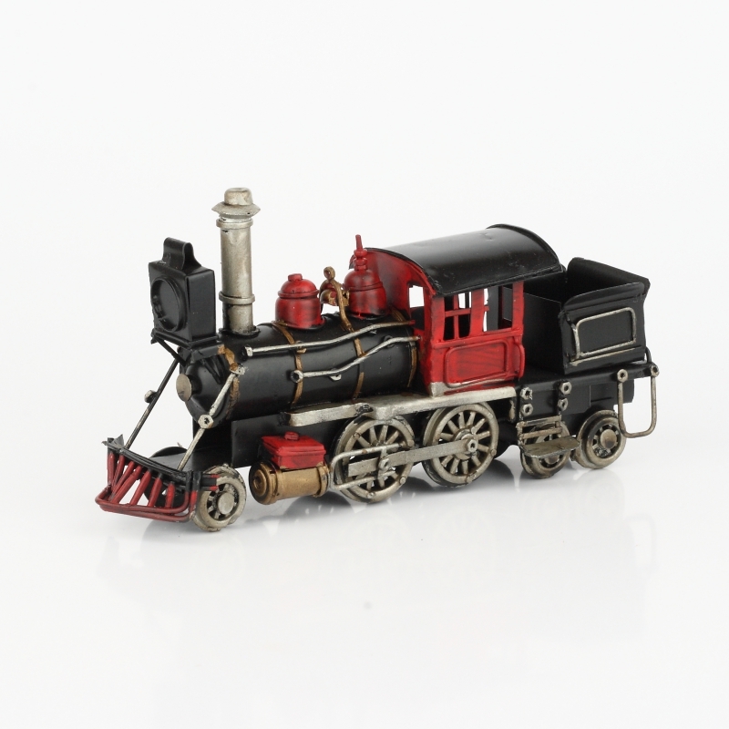Model lokomotíva čierno-červená 21cm