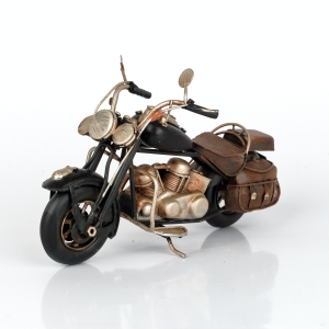 Model motocykla retro čierny