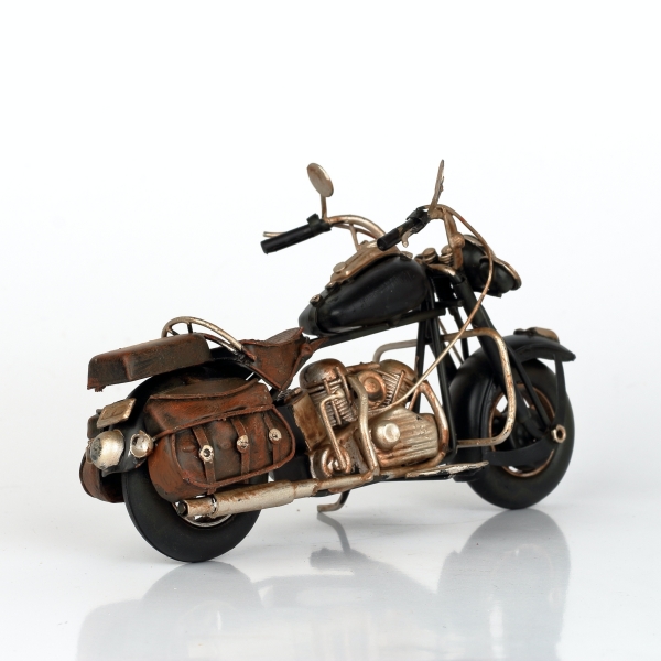 Model motocykla retro čierny