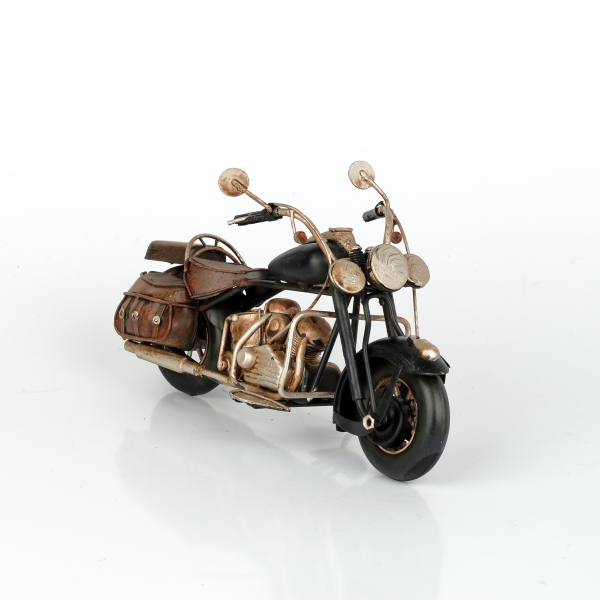 Model motocykla retro čierny