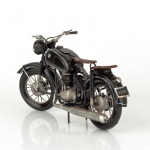Model motorky čierny plech 28cm