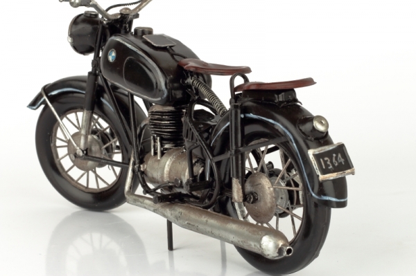 Model motorky čierny plech 28cm