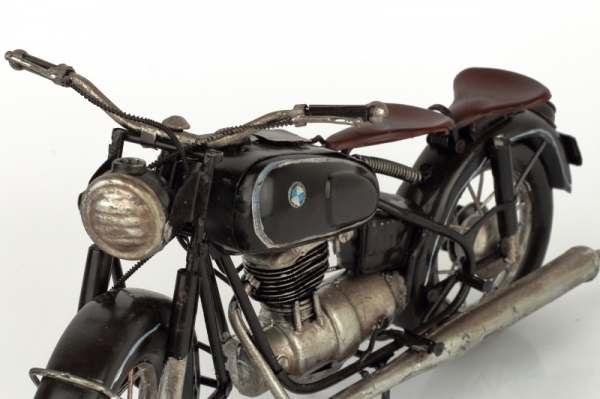 Model motorky čierny plech 28cm