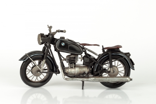 Model motorky čierny plech 28cm