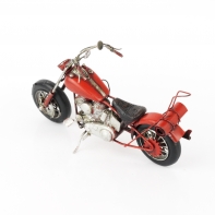 Model motorky červený Chopper 30cm