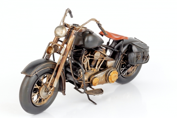 Model motorky s taškami 41cm