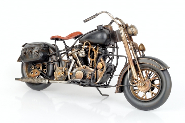 Model motorky s taškami 41cm