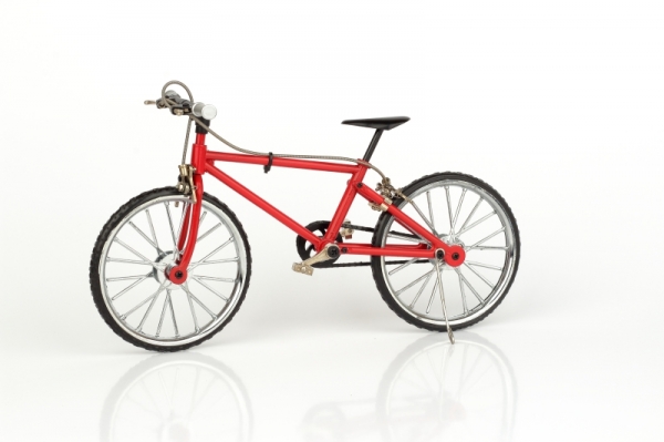 Model šliapací bicykel červené