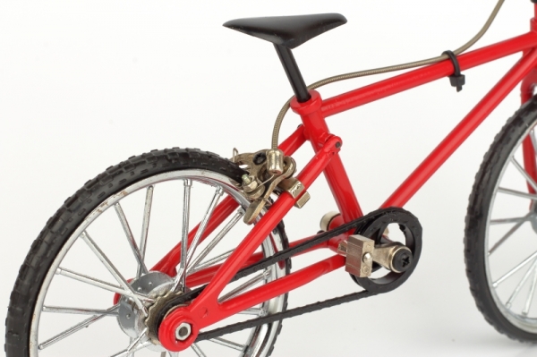 Model šliapací bicykel červené